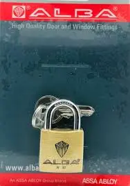 מנעול תלייה פליז א 30ממ ALBA