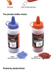 3Pcs Chalk Line Reel Set