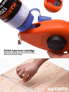 3Pcs Chalk Line Reel Set