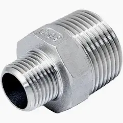 ניפל מעבר כרום 1/2- 3/8