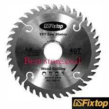 דיסק לעץ 4.5אינץ GS FIXTOP 40T