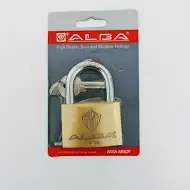 מנעול תלייה פליז א 60ממ ALBA.