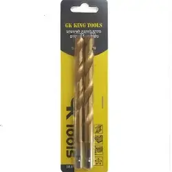 זוג מקדחי בטון לאימפקט ראש משושה 12ממ HSS